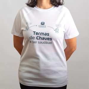 T-shirt 'Baterias Carregadas': Branco